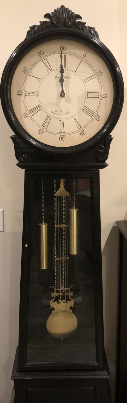 Old Grandfather Clock-Front View